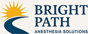 Bright Path Anesthesia Solutions logo with sun.